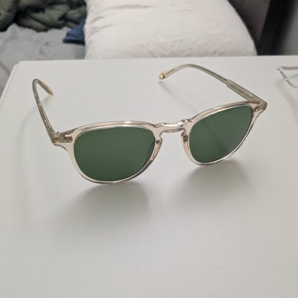 Garrett Leighton Hampton Sun Champagne Sunglasses - Picture 2 of 7